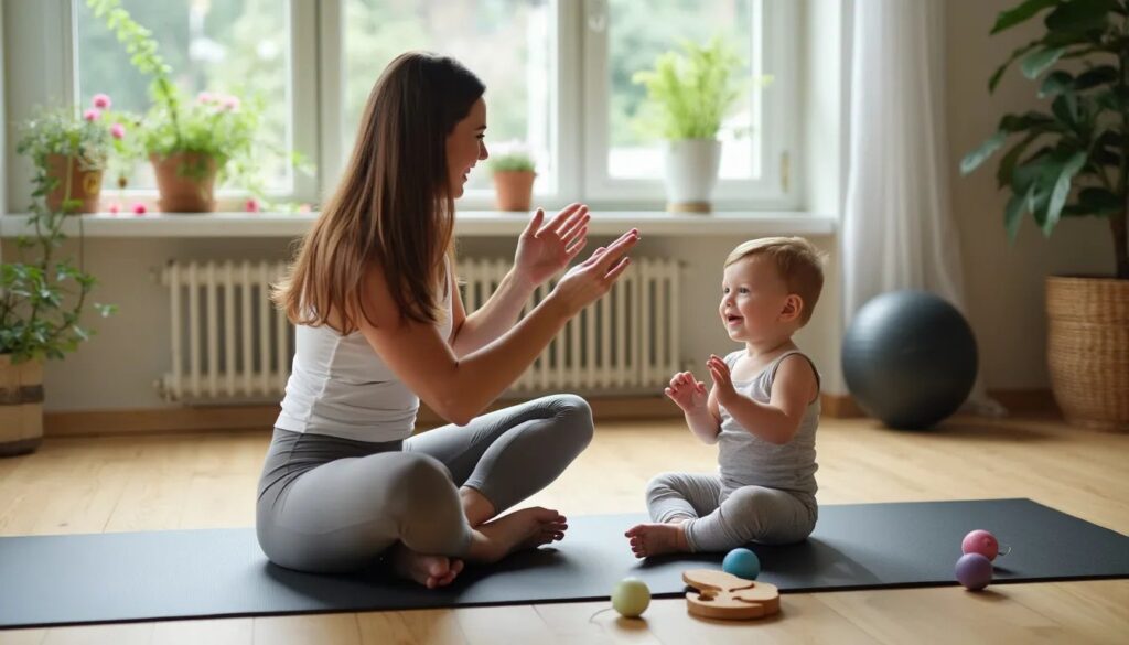 Mutter und Kind - Zeichensprache